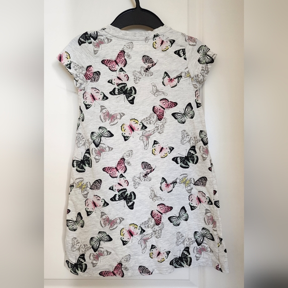L.O.G.G. H&M jacquard-knit dress, butterflies, Size 6-8Y - Picture 2 of 2